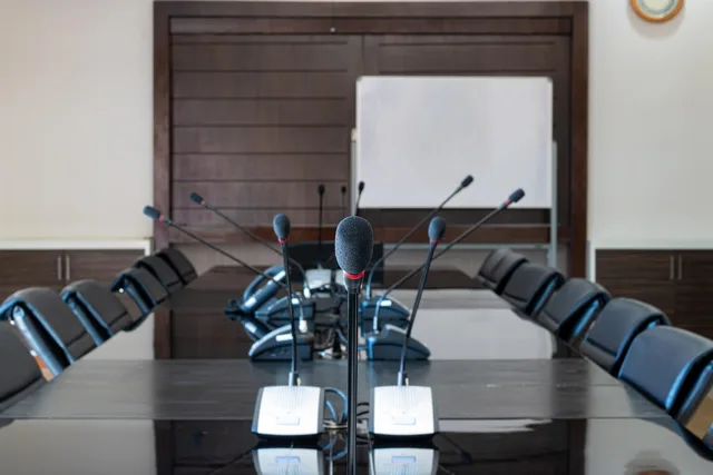 chair, microphone, business, microphone, microphone, microphone, microphone, microphone. Business speeches by decade: what survives and how to survey it