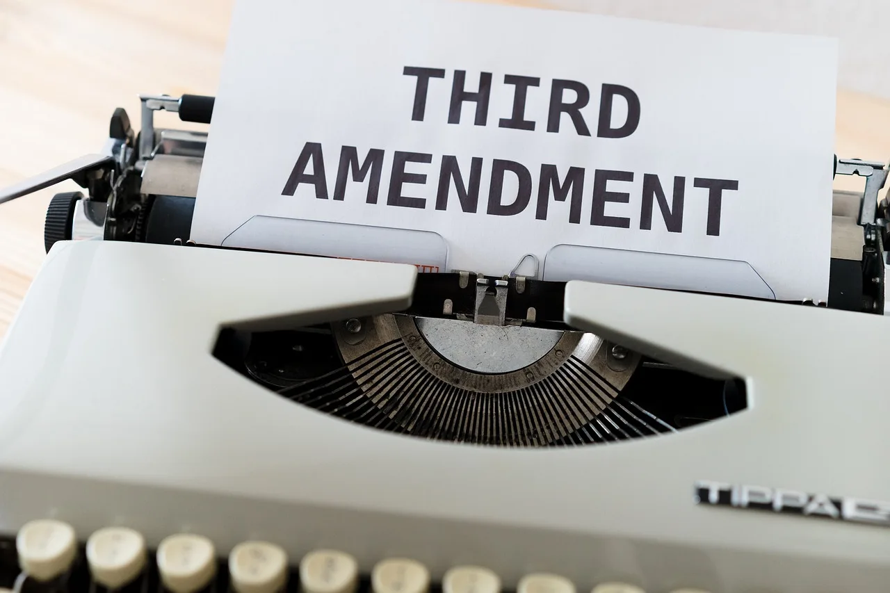 mockup, typewriter, word, third amendment, constitution, usa, national, states, america, united, freedom, right, protection, law, military, patriotism, politics, government, security, governor, legislators, civil. Civil rights speeches with verified dates and sources