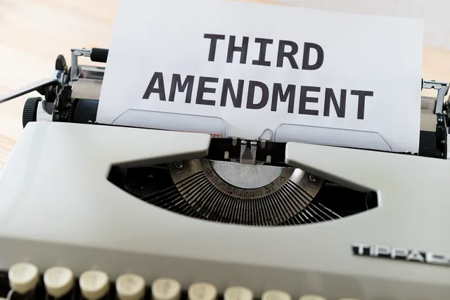 mockup, typewriter, word, third amendment, constitution, usa, national, states, america, united, freedom, right, protection, law, military, patriotism, politics, government, security, governor, legislators, civil. Civil rights speeches with verified dates and sources