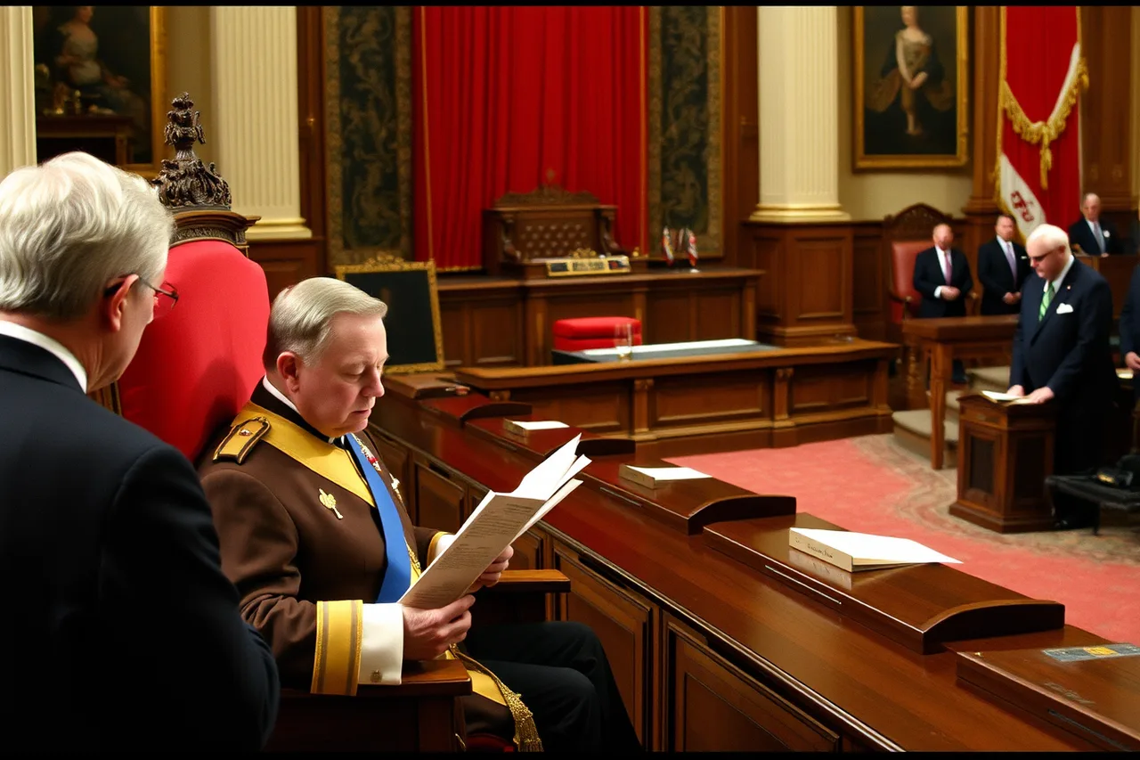 Governor General reading the throne speech in the Senate Chamber (How to Fact Check a Canadian Throne Speech Without Partisan Spin)